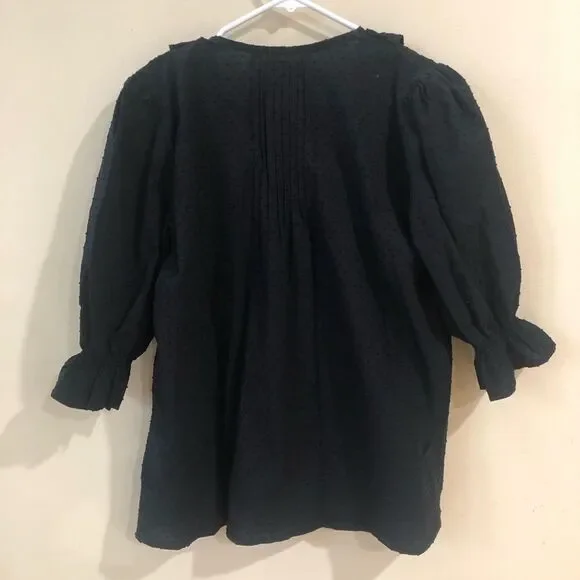 Paneros Chloe Shirt in Black - Picture 5 of 6